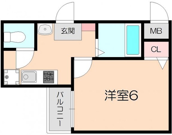 Wins Court Hattoriの物件間取画像